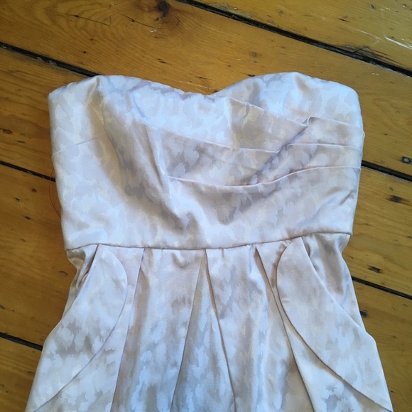 NWT Pastel pink strapless mini cocktail dress S - Picture 4 of 10